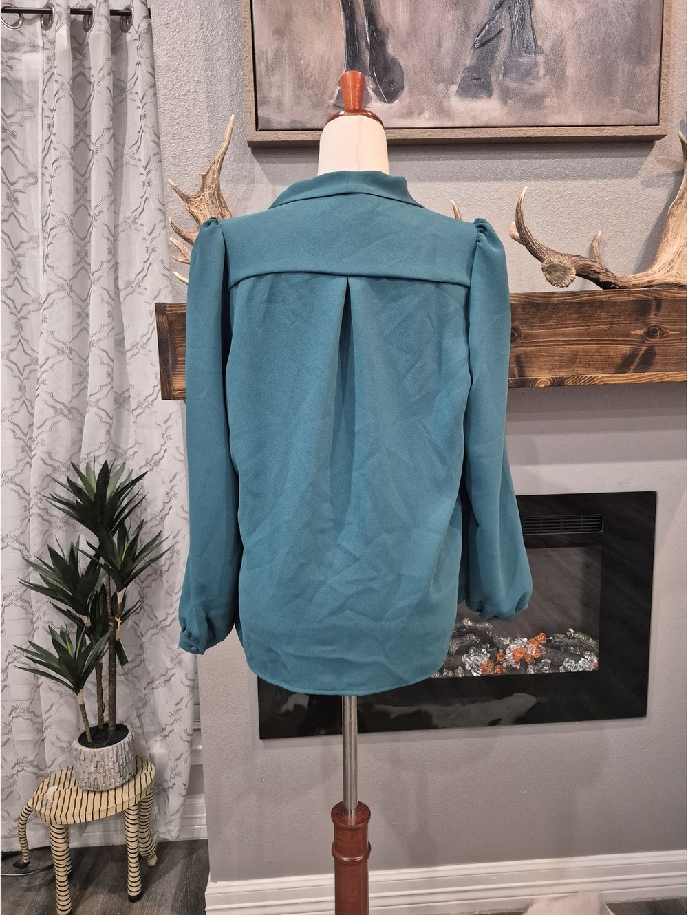 SEZANE Abelia Wrap Blouse Size 42/10 - Picture 3 of 7